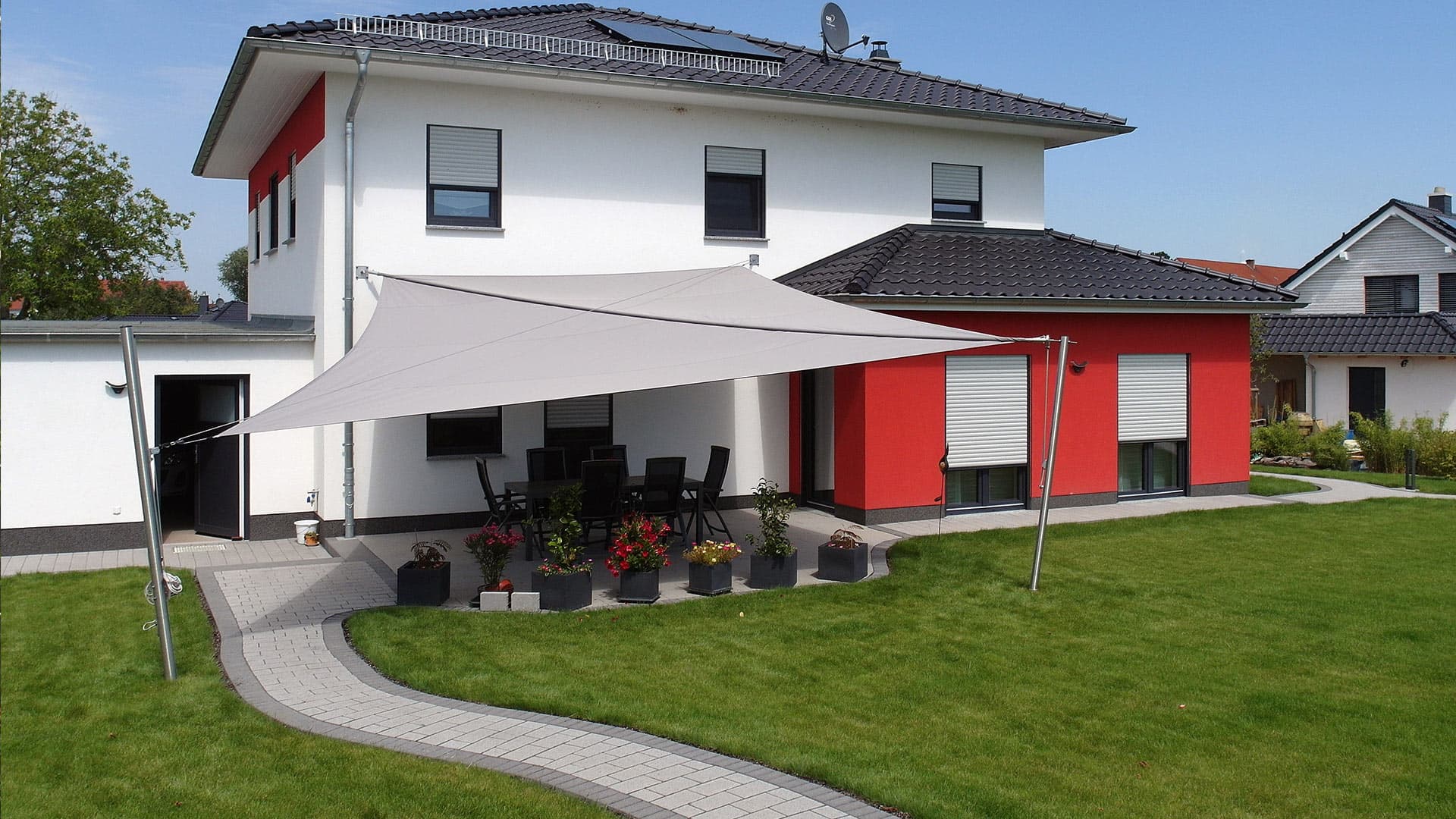 Retractable awnings - Solarprotect - Solarprotect » Sonnensegel nach Maß  kaufen für optimalen Sonnenschutz | solar protect