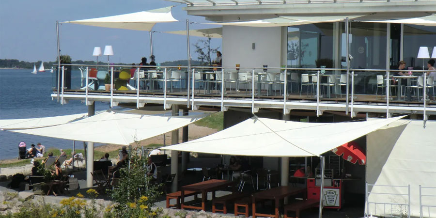 Sonnensegel für Gewerbe