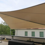 Sonnensegel-Dachterrasse