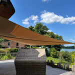 Sonnensegel manuell aufrollbar