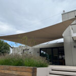 Manuell aufrollbares Sonnensegel