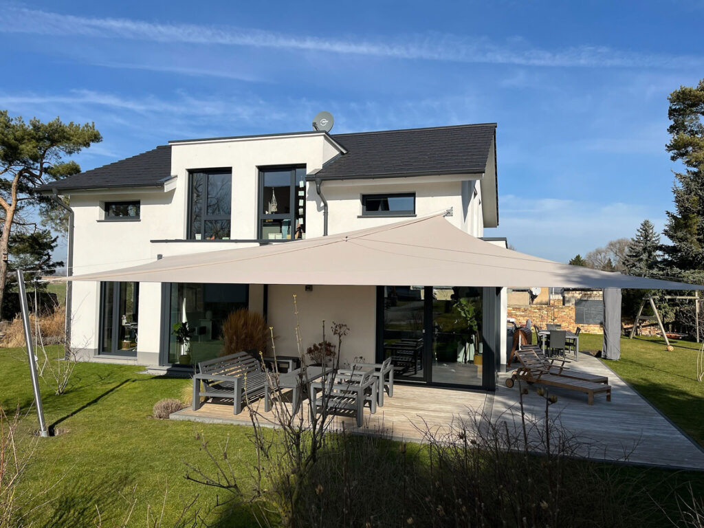 Sonnensegel Terrasse aufrollbar